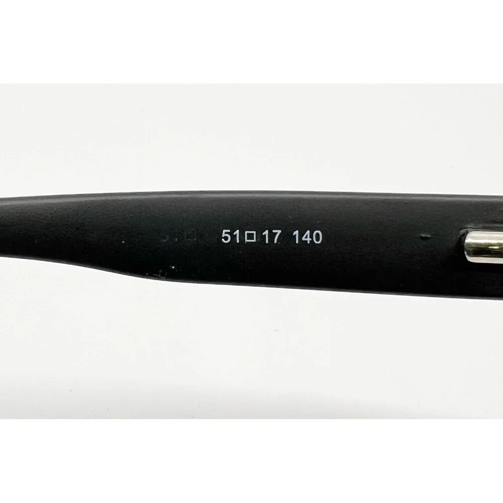 Modern Urban Eyeglasses Frames Black Matte Rectangular 51-17-140